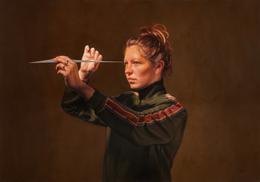 Helene, 2023. Oil on canvas, 70 x 100 cm