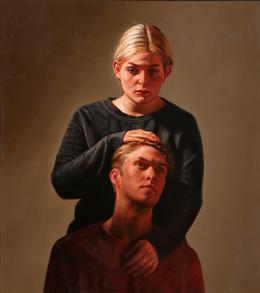 Judith, 2023. Oil on canvas, 90 x 80 cm
