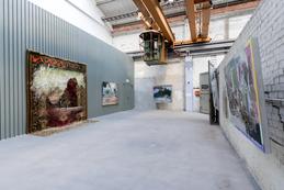 Ausstellungsansicht &raquo;the sublime&laquo; Clemens Tremmel in der Stiftung Reinbeckhallen Berlin, 2023