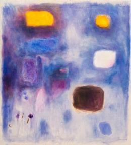 Juliette Sturl&egrave;se, 2024, Avant l&#039;orage, oil, beeswax on canvas, 200 x 180 cm
