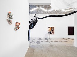 exhibition view &raquo;BOUQUET&laquo; REITER | Leipzig 2024, Diane Haefner, Christian Holze, Carsten Goering, Taemen Jung