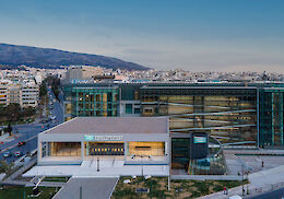 Zentralgeb&auml;ude der National Galerie &ndash; Alexandros Soutsos Museum in Athen.